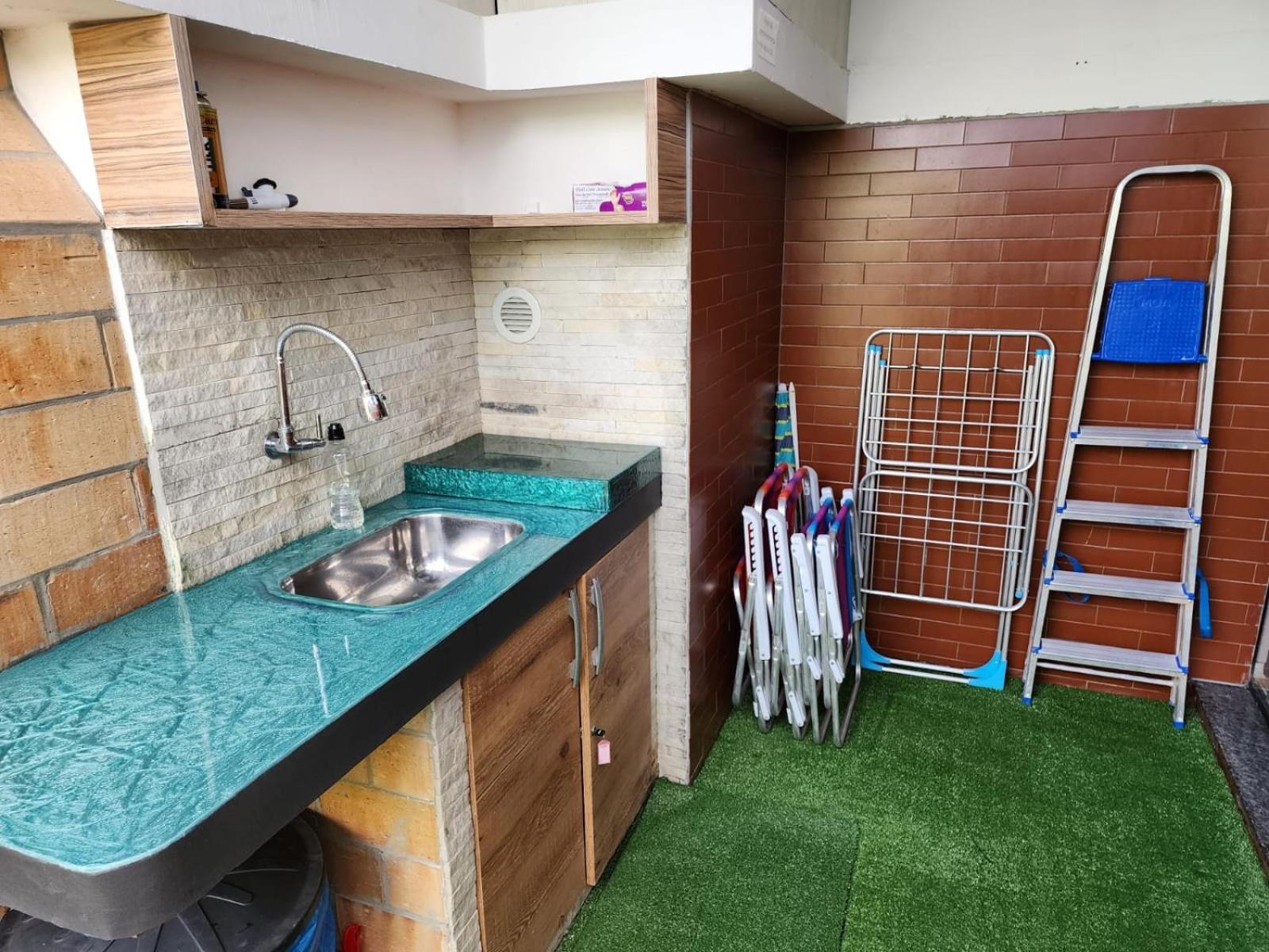 Apartamento térreo com jardim gourmet Piçarras Exterior foto