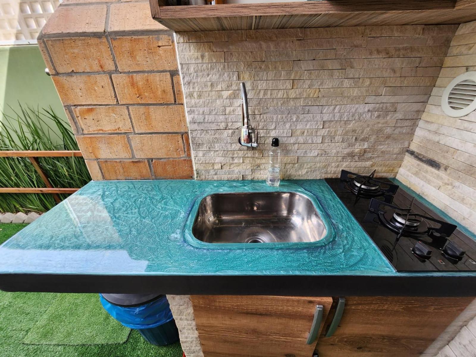Apartamento térreo com jardim gourmet Piçarras Exterior foto